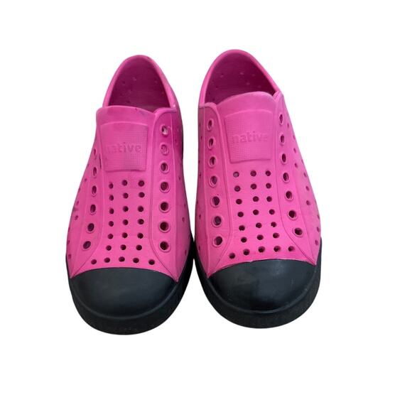 Native Jefferson Kids Shoes Pink Colorblock Toddler Size 11 - Picture 1 of 6